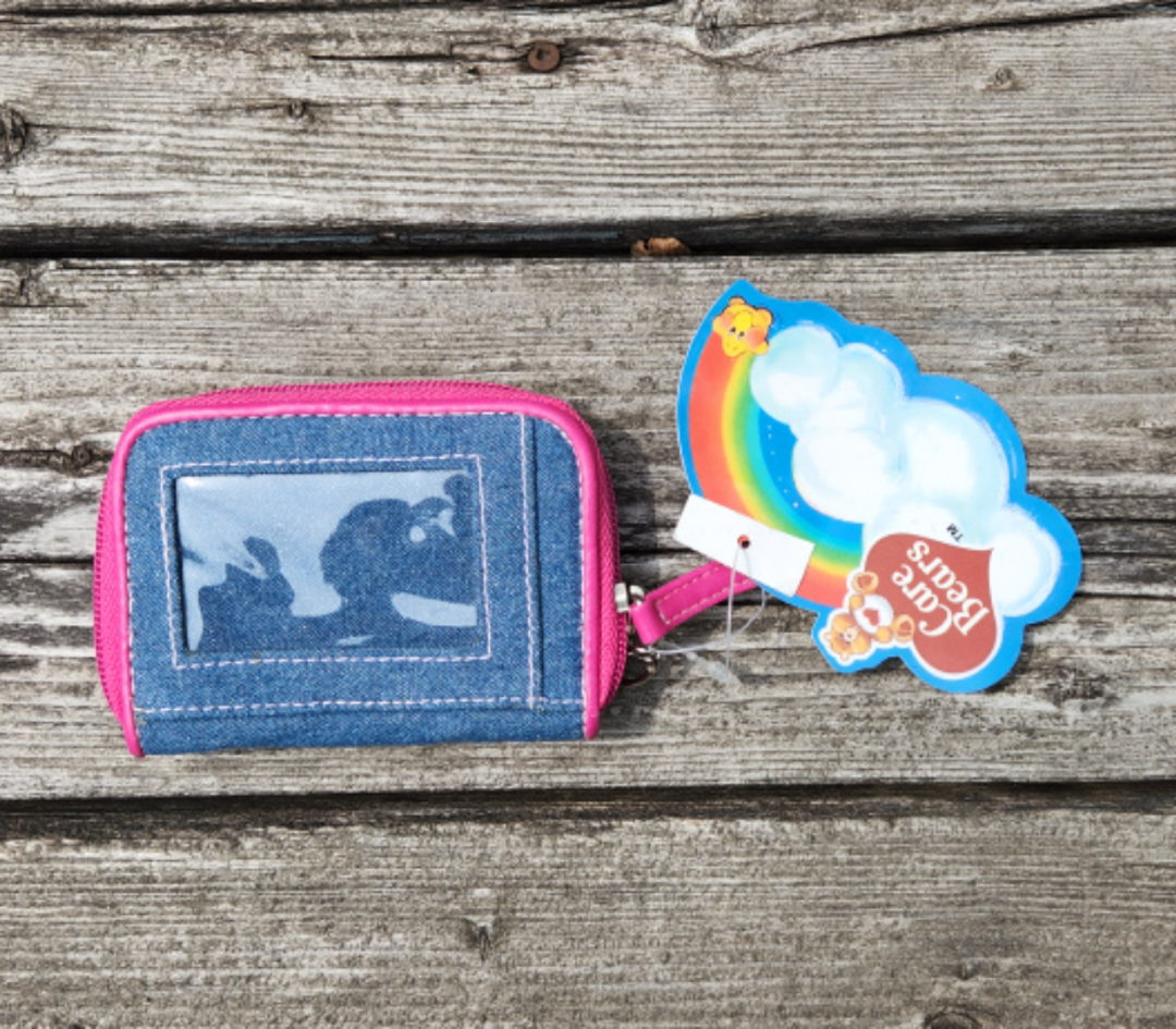 NWT VINTAGE Care Bears Denim Jean Wallet RARE 2004 image indicator(2)