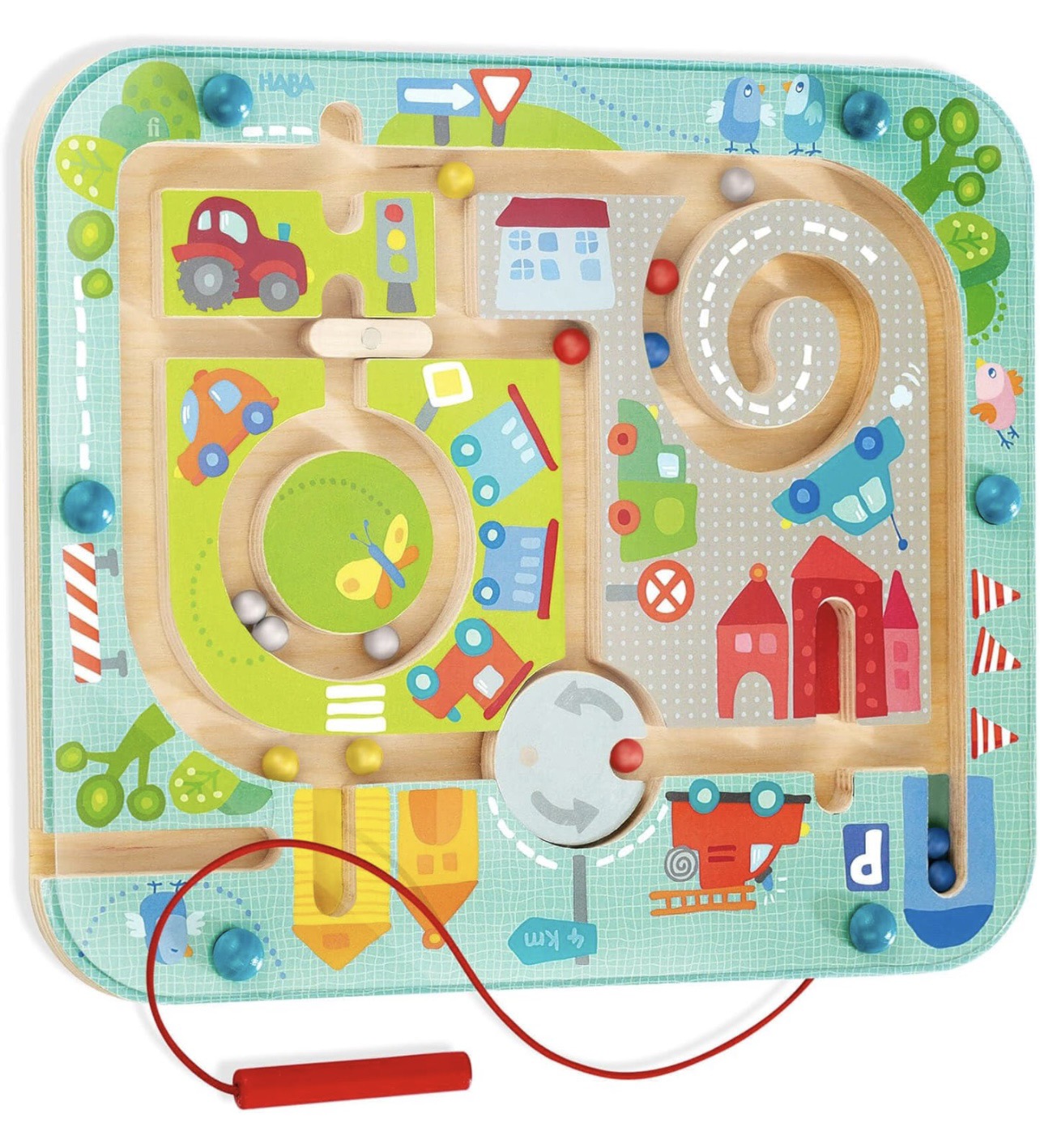 HABA Town Maze Magnetic Puzzle Game thumbnail