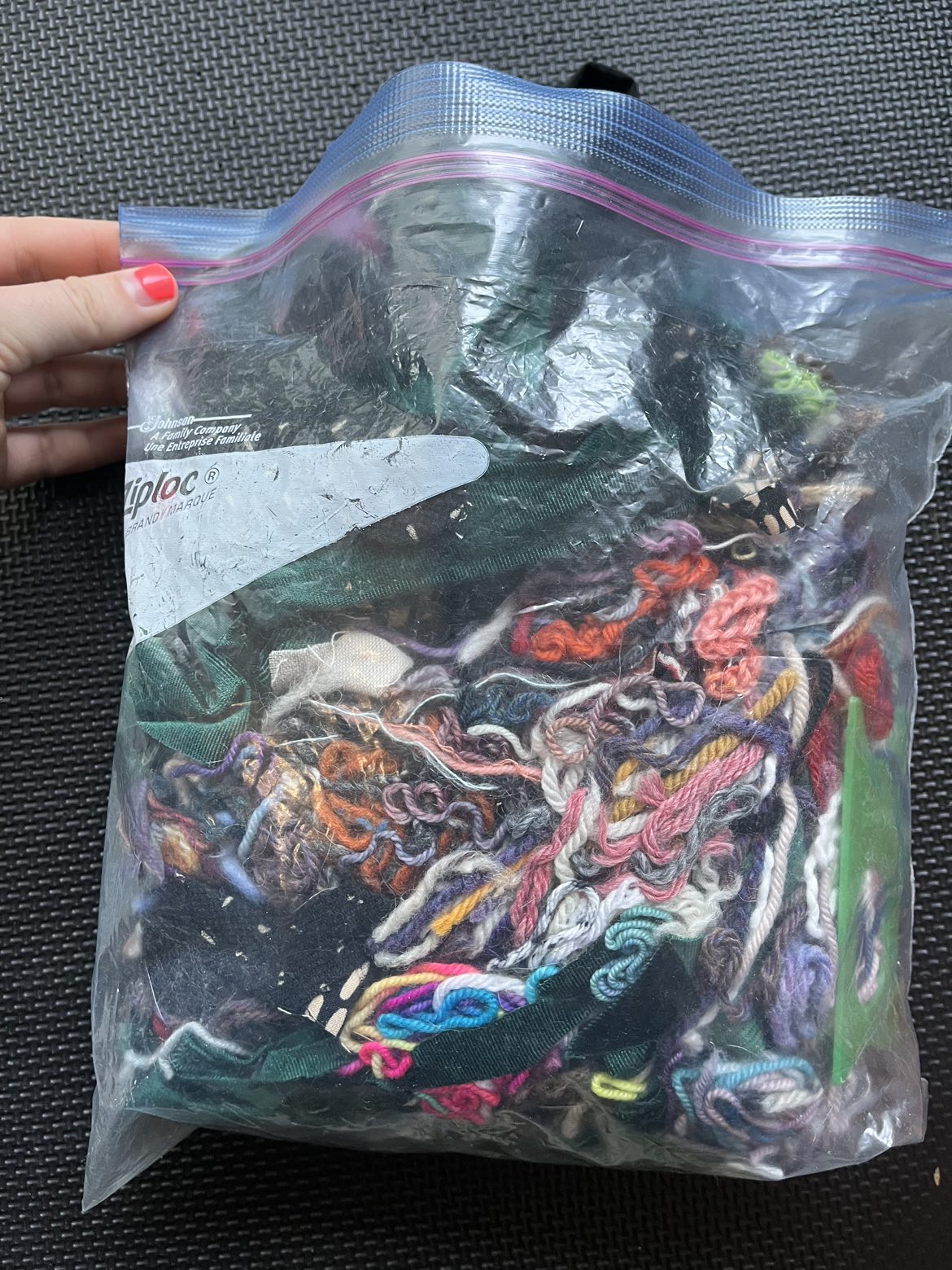 Yarn and Fabric Scraps