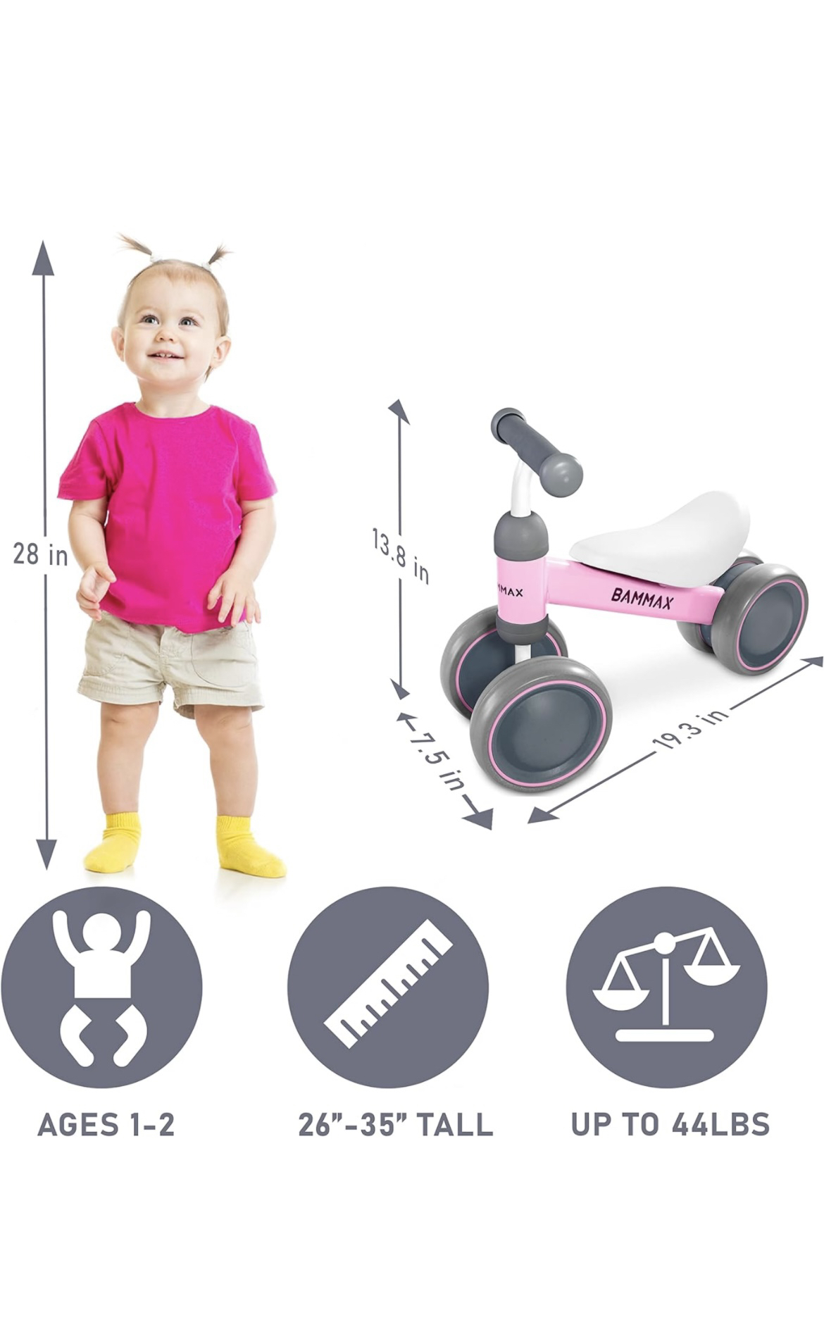 Baby balance bike - photo 3