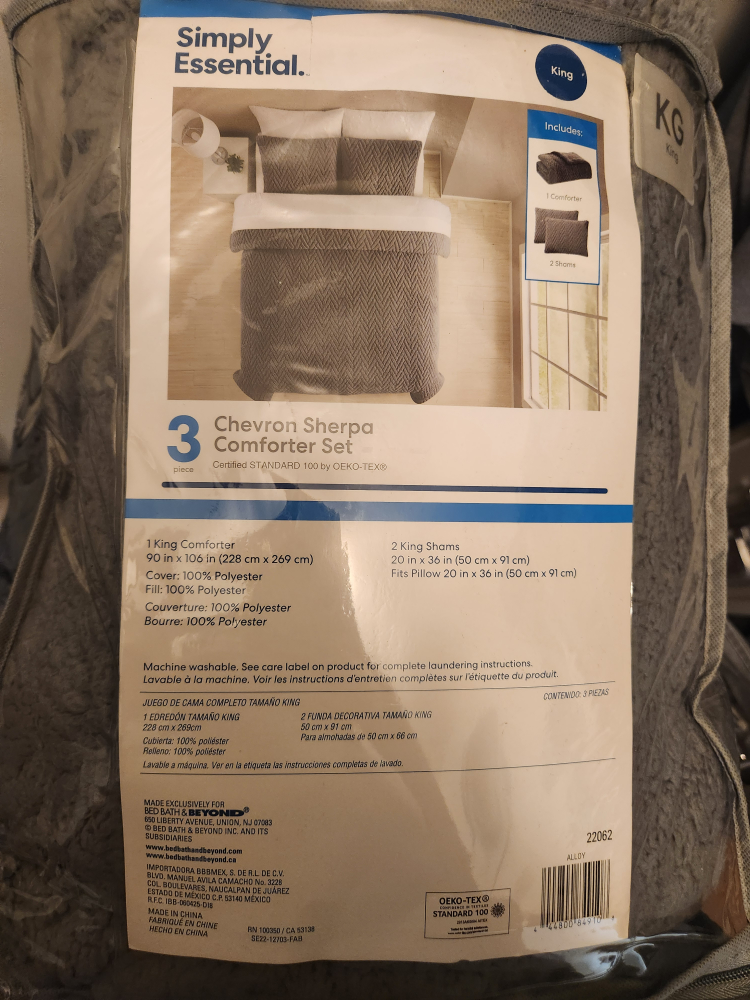 King size fluffy blanket