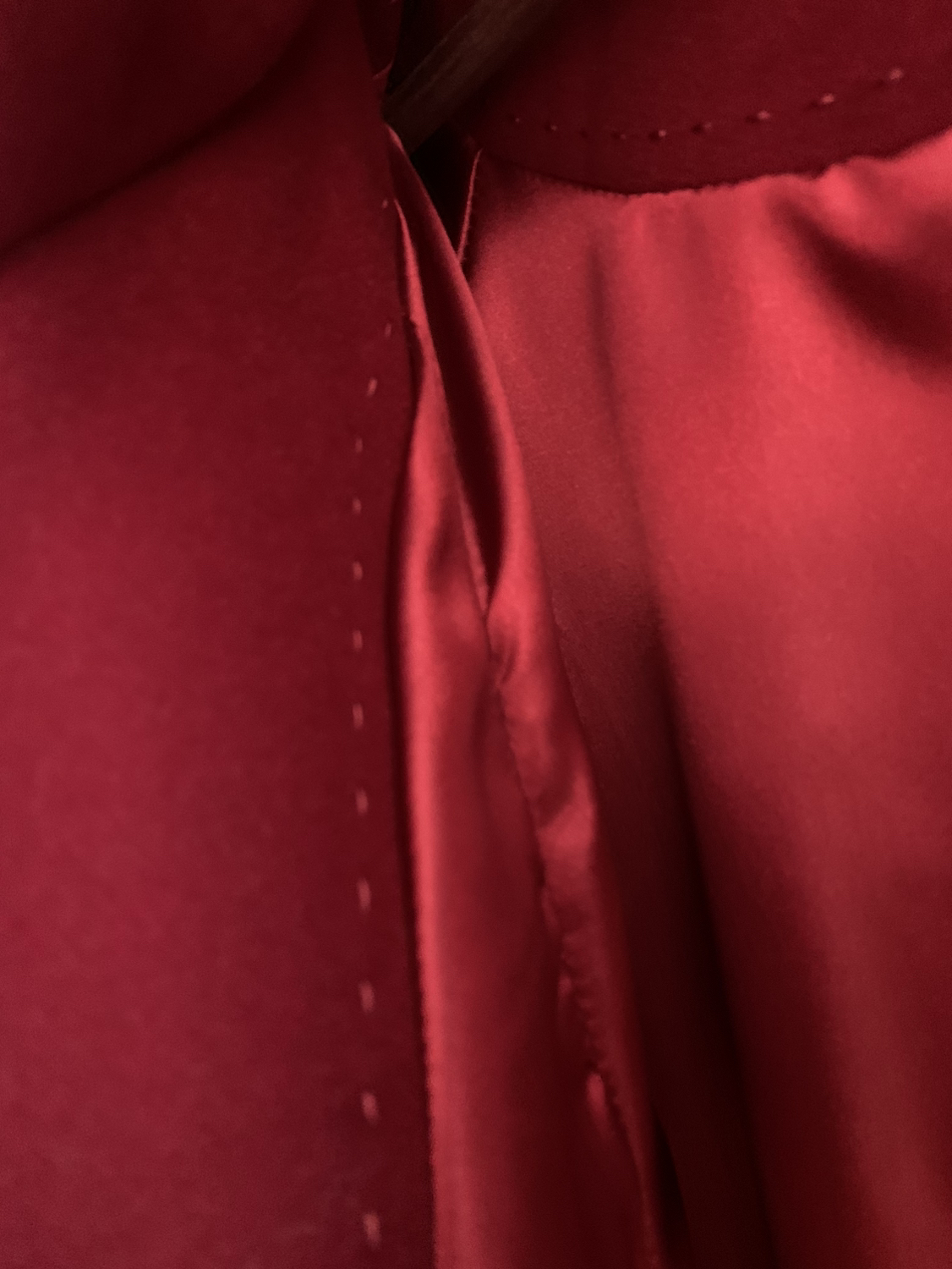 Coat, fall spring coat. Cherry color L/ XL, brand new. image indicator(4)