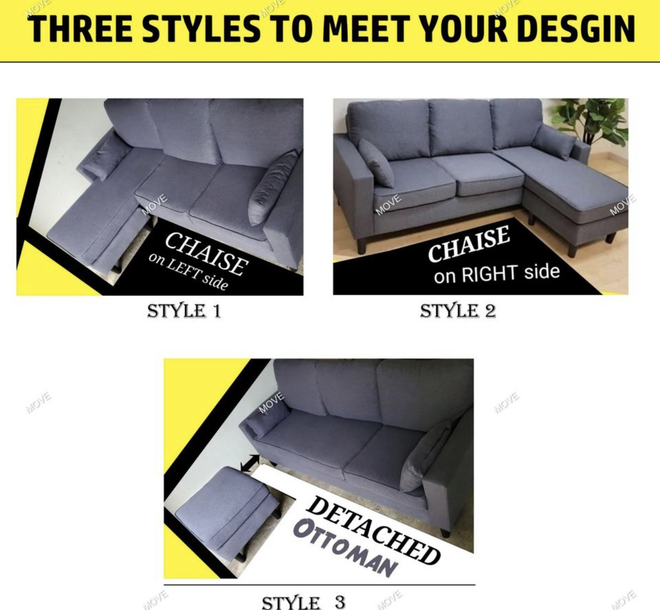 Couch with ottoman - photo 5