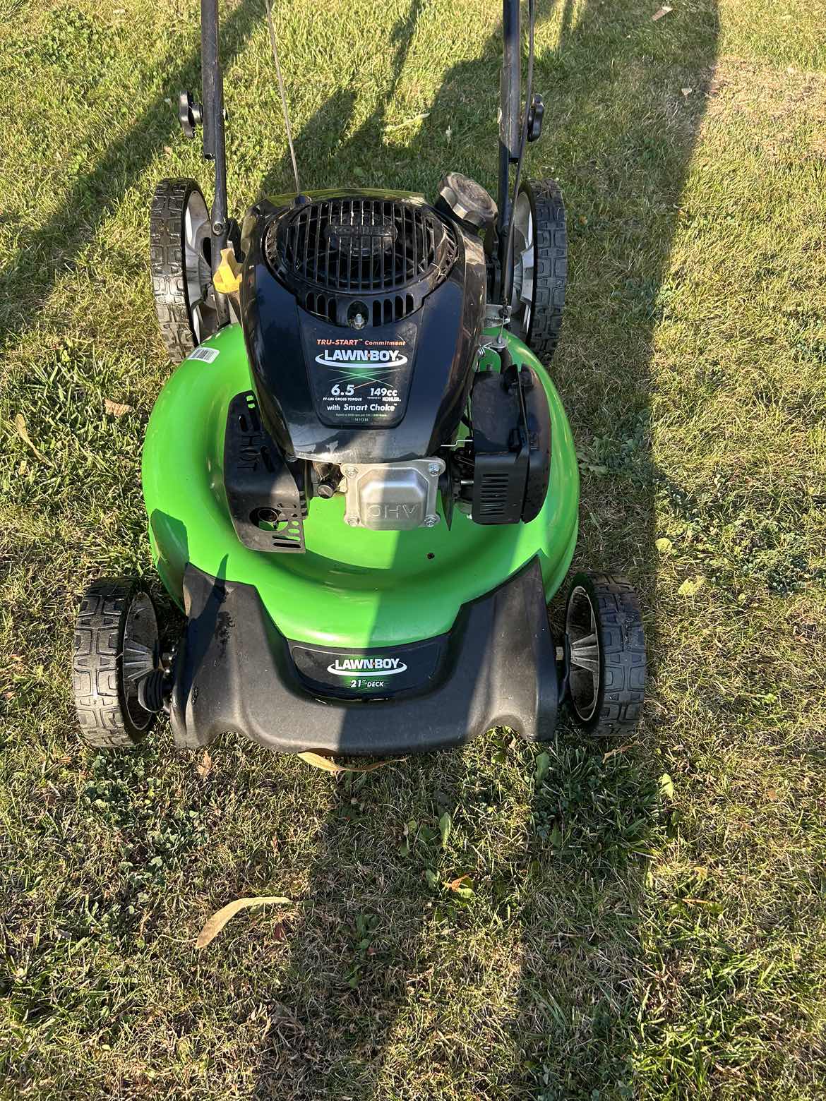 LAWNBOY 21”  deck Mulching/Rear Bagging GAS lawn mower   EUC - photo 4