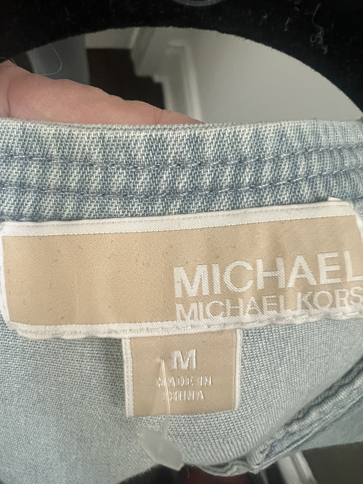 Michael Kors denim shirt dress image indicator(4)