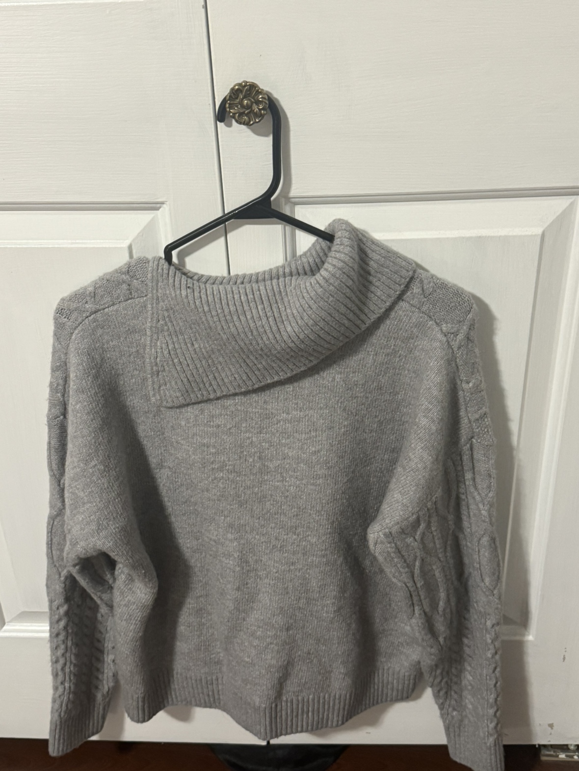 Asymmetrical Collar Nicole Miller Sweater- image indicator(2)