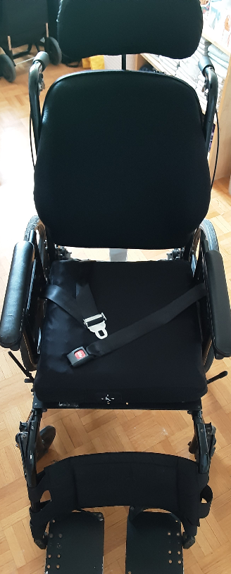 Invacare Supertilt Wheelchair/Roho Cushion Seat. thumbnail