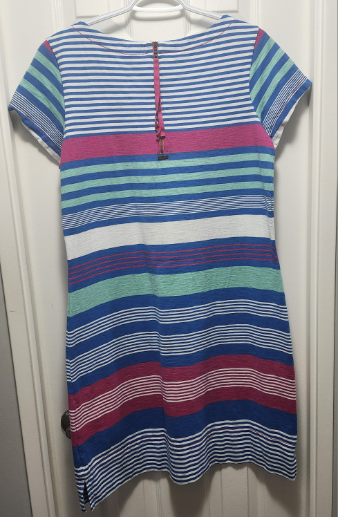 HATLEY NELLIE DRESS - BERMUDA STRIPES. #L #Large image indicator(5)