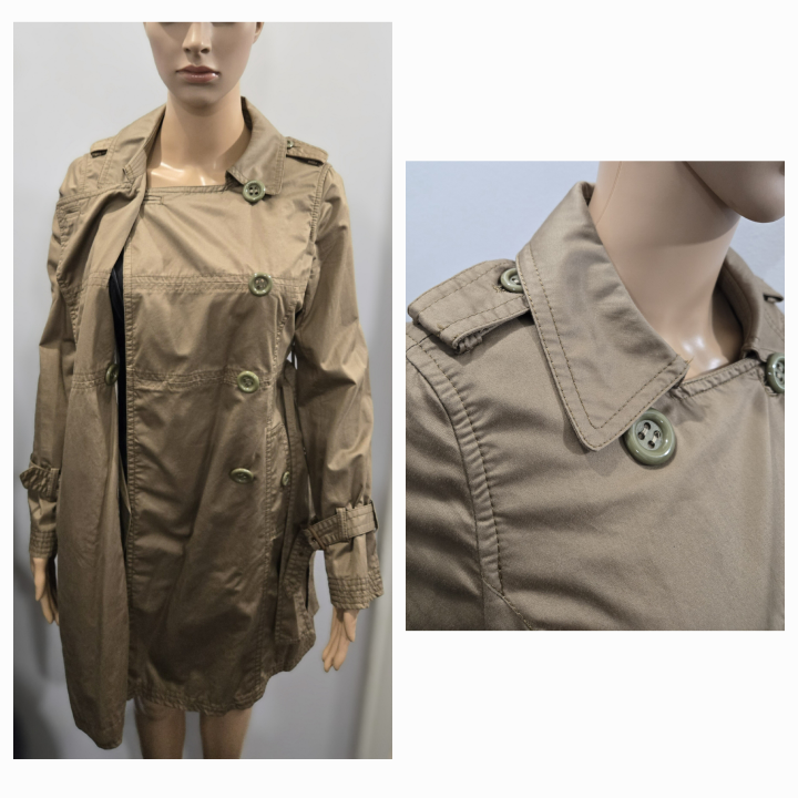 Japanese Luxury Designer A.T Atsuro Tayama Trench Coat XS/S image indicator(8)