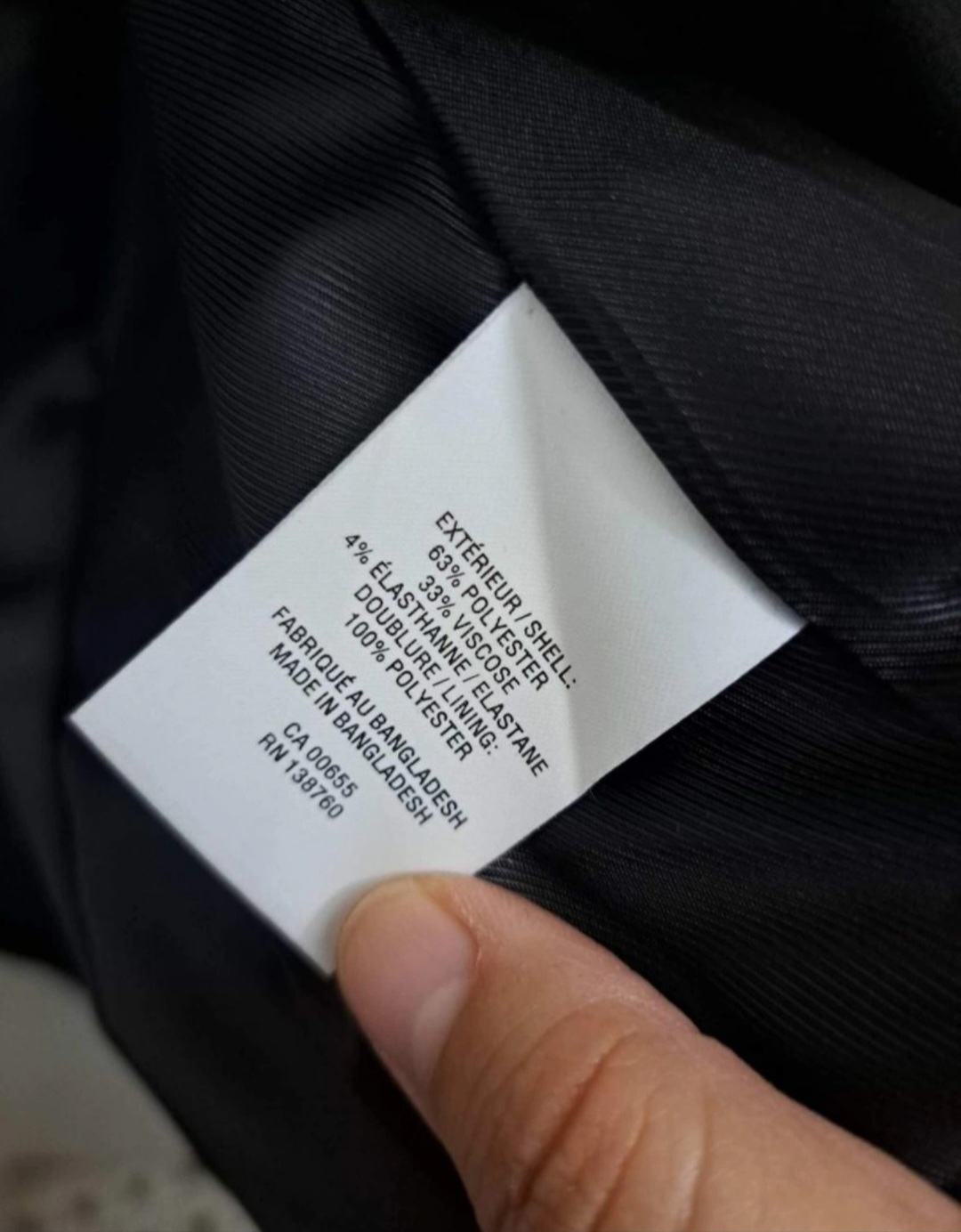 Reitmans black one button blazer image indicator(5)