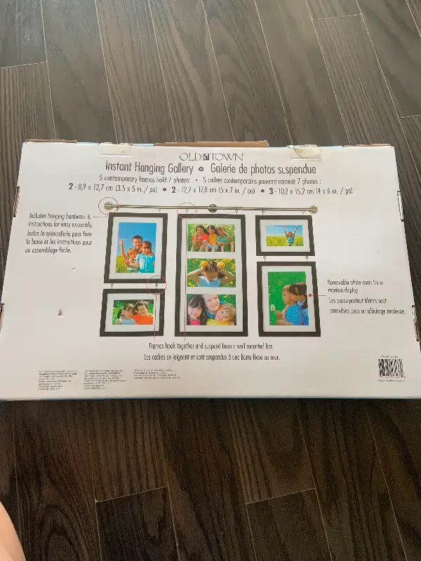 Instant hanging gallery photo frame set image indicator(2)