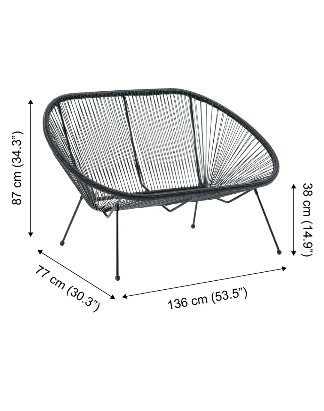 Patio Sofa with or without Cover image indicator(2)