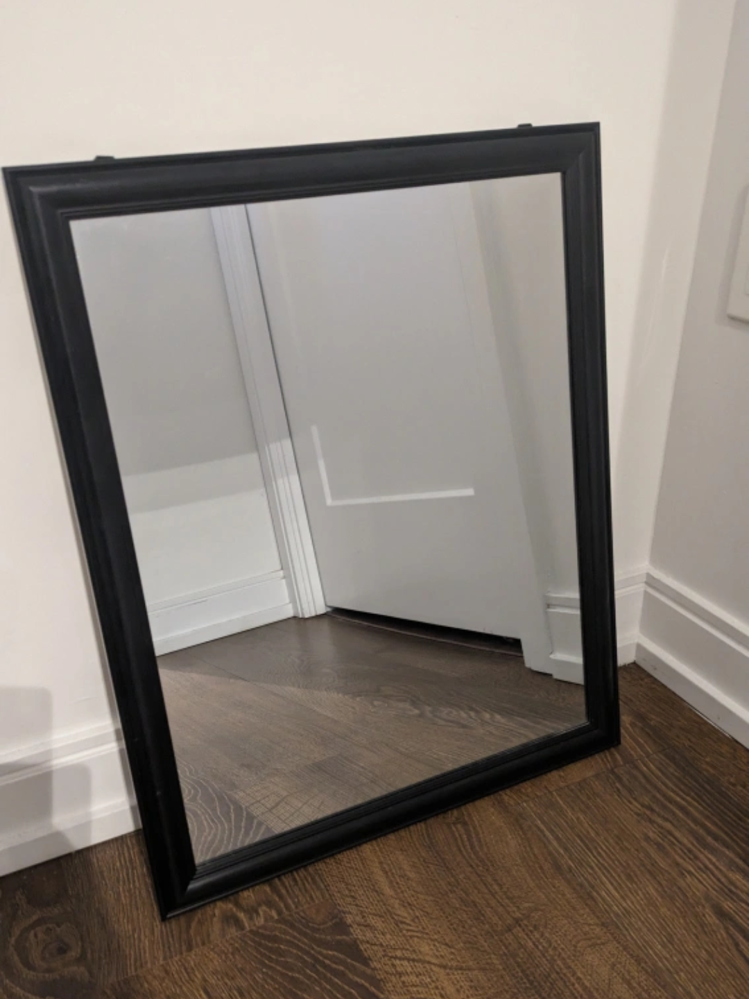 18" x 22.5" Basic Mirror (black border) thumbnail