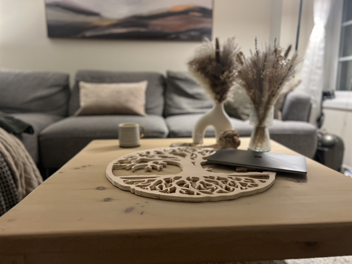 Solid wood coffee table - photo 4