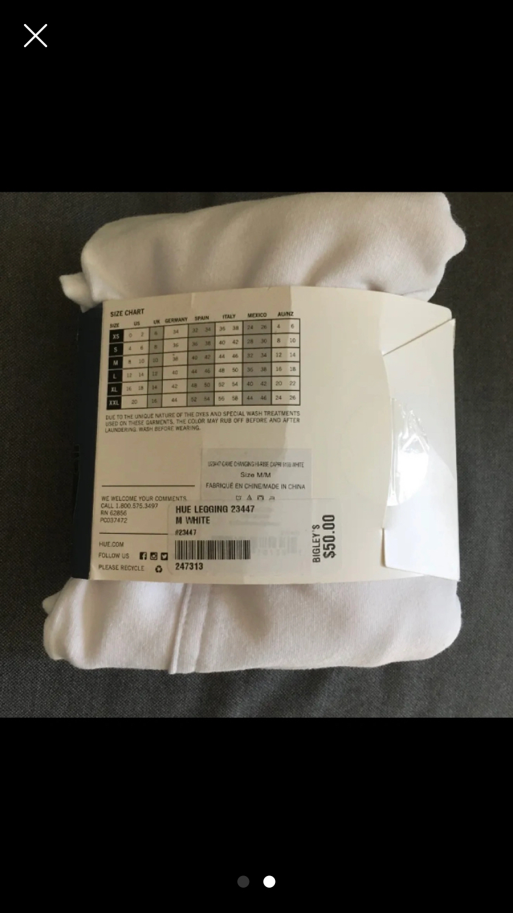 White Crop Jeggings BNWT