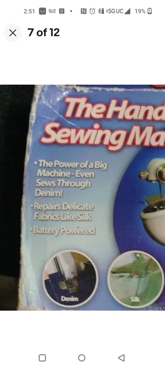 As Seen On Tv/HandyStitch Portable Sewing Device/25 Spools - photo 3