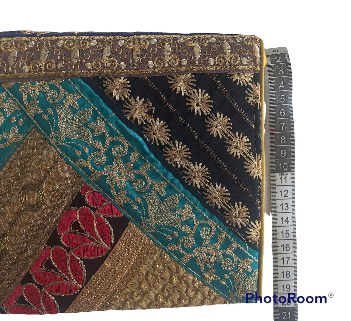 Ethnic embroided banjara clutch bag image indicator(6)