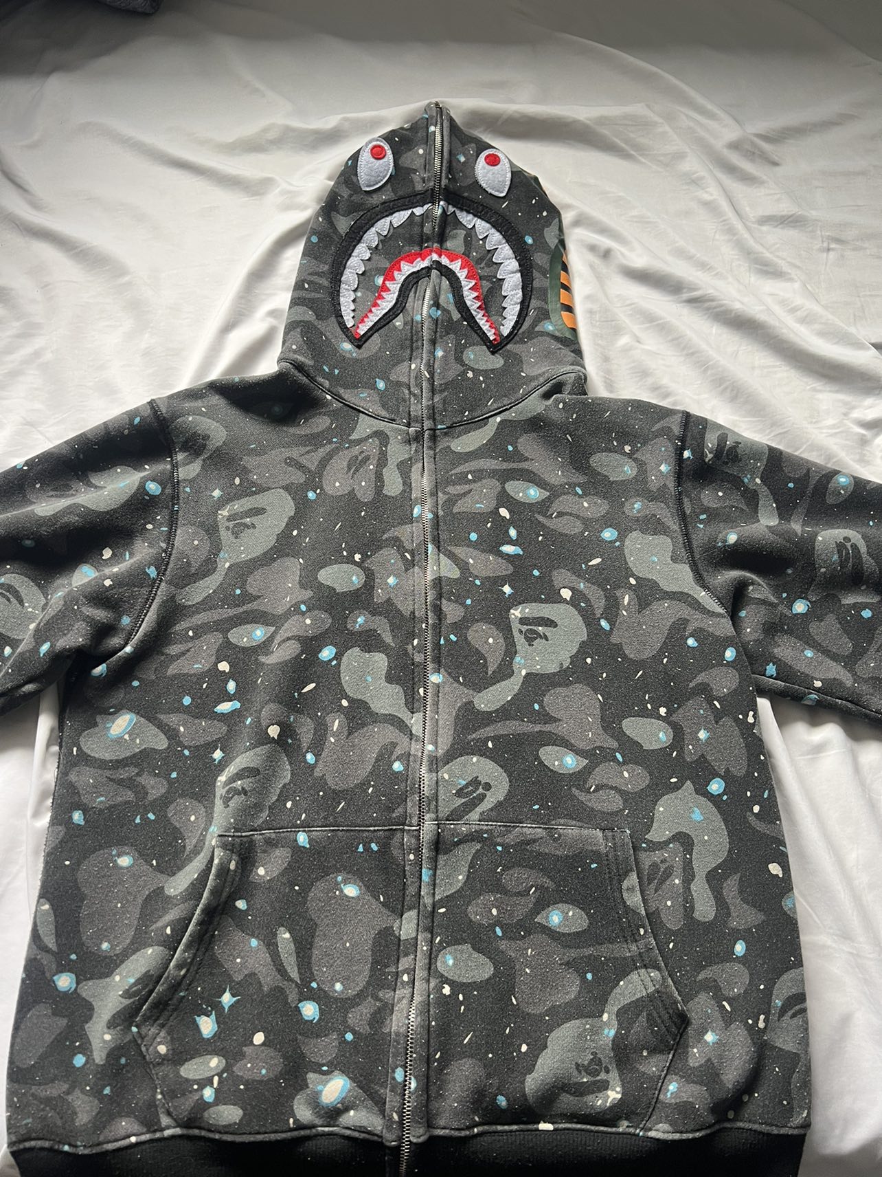 Galaxy bape hoodie