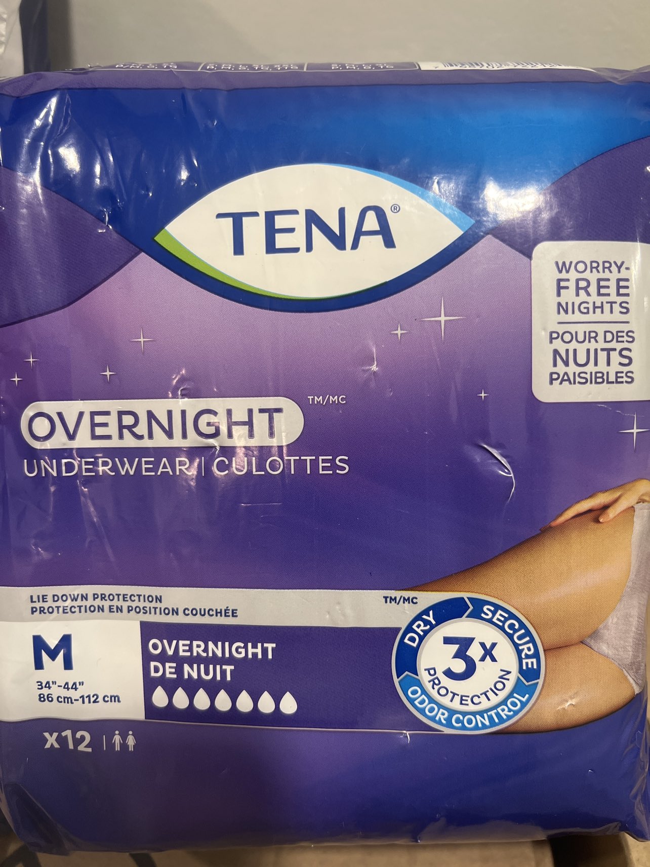 WOMENS SENIORS TENA PULL UP  BRIEFS ❤️ MISSISSAUGA , ON image indicator(2)