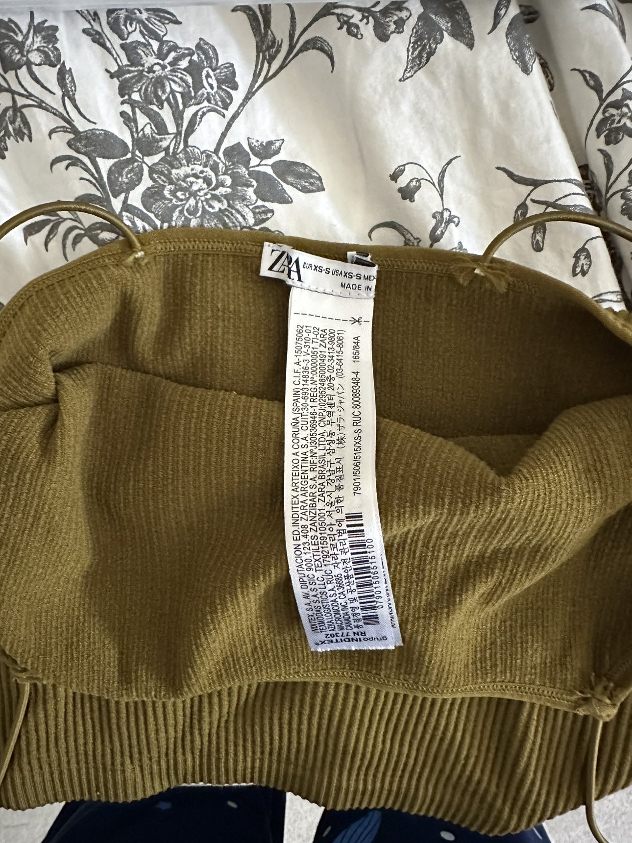 Zara green crop top tank - photo 2