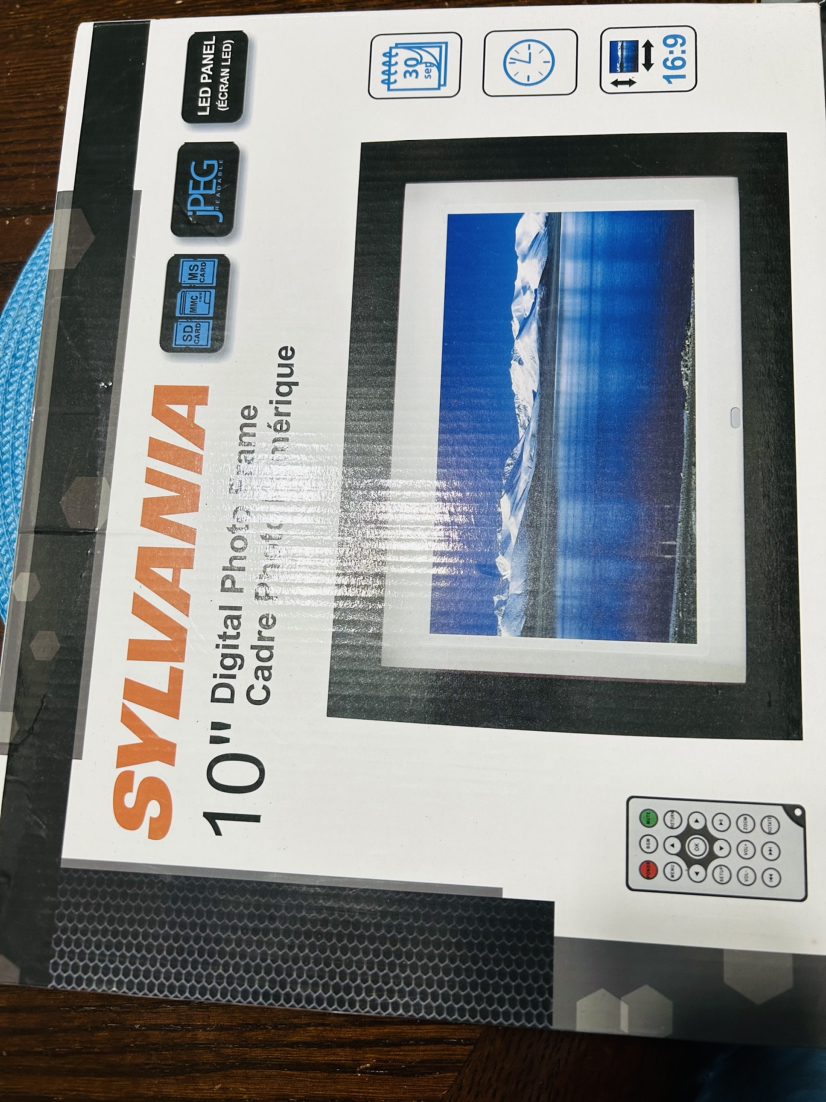 10” digital photo frame