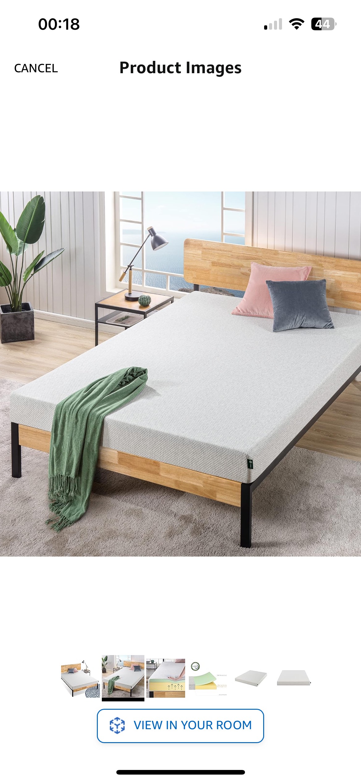 Zinus 6 Inch Ultima Memory Foam Mattress / Pressure Relieving - photo 3