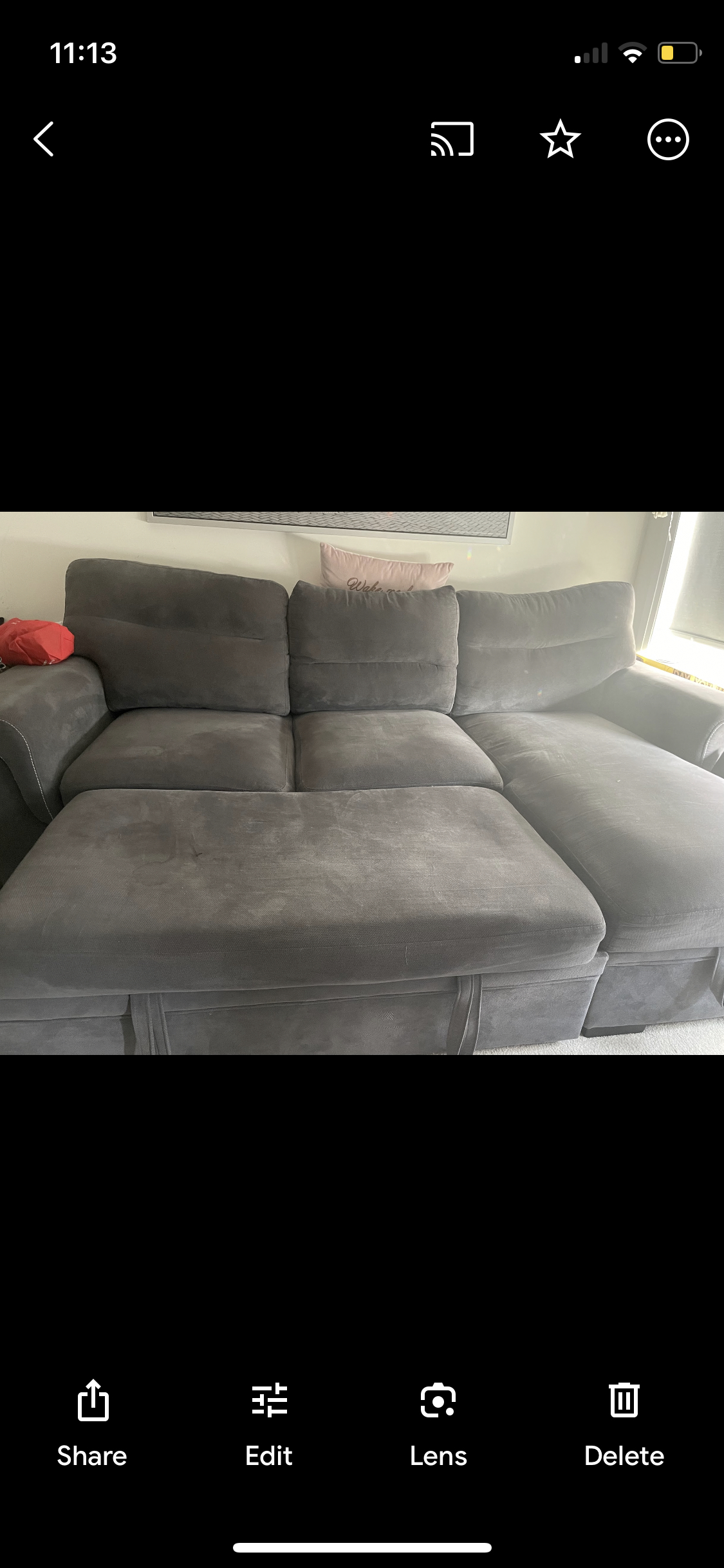 3 seater couch SOLD AS IS - photo 2