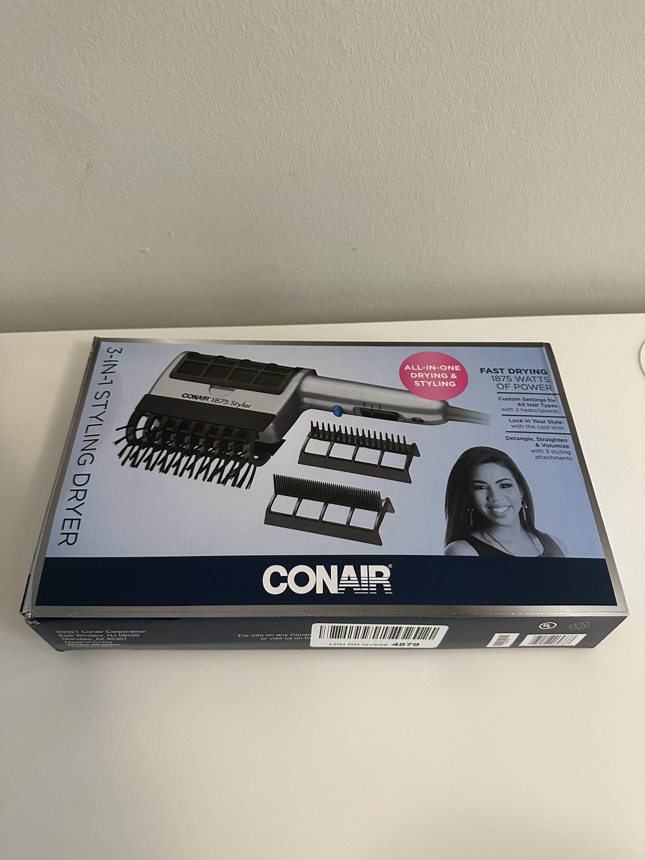 Conair 3 in 1 styling Dryer Dual Voltage - New image indicator(2)