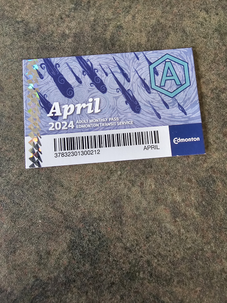 Edmonton ETS pass