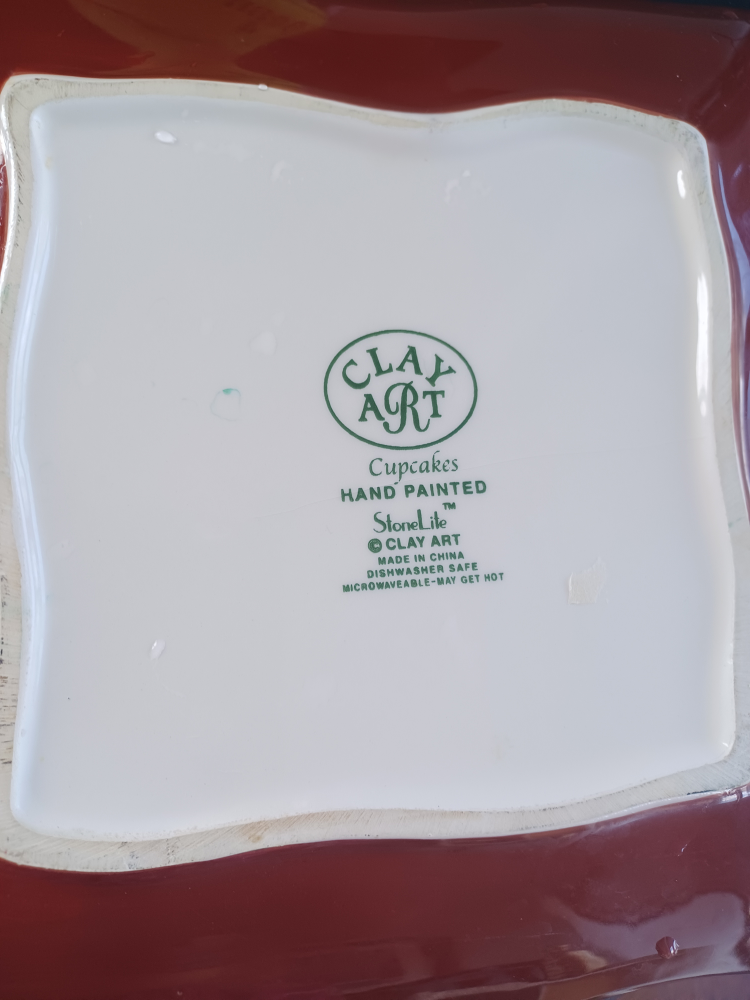 #freecycle 🥕🧁 beautiful cupcake square plate🧁 image indicator(2)