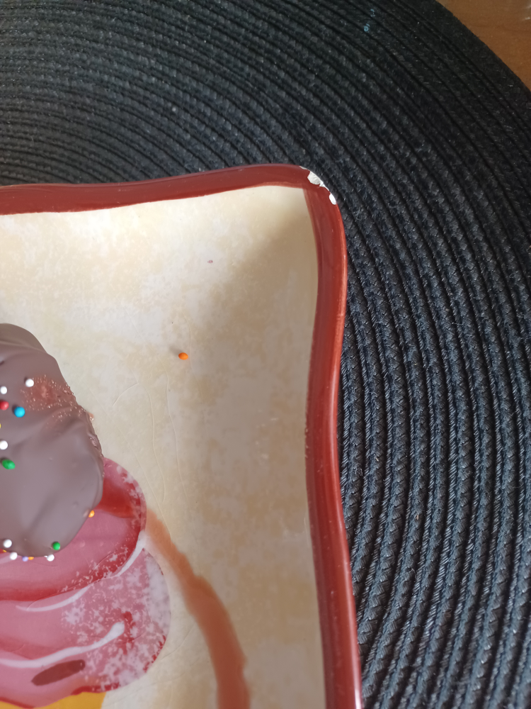 #freecycle 🥕🧁 beautiful cupcake square plate🧁 image indicator(3)