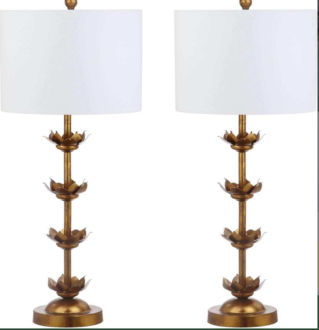 2x table lamp