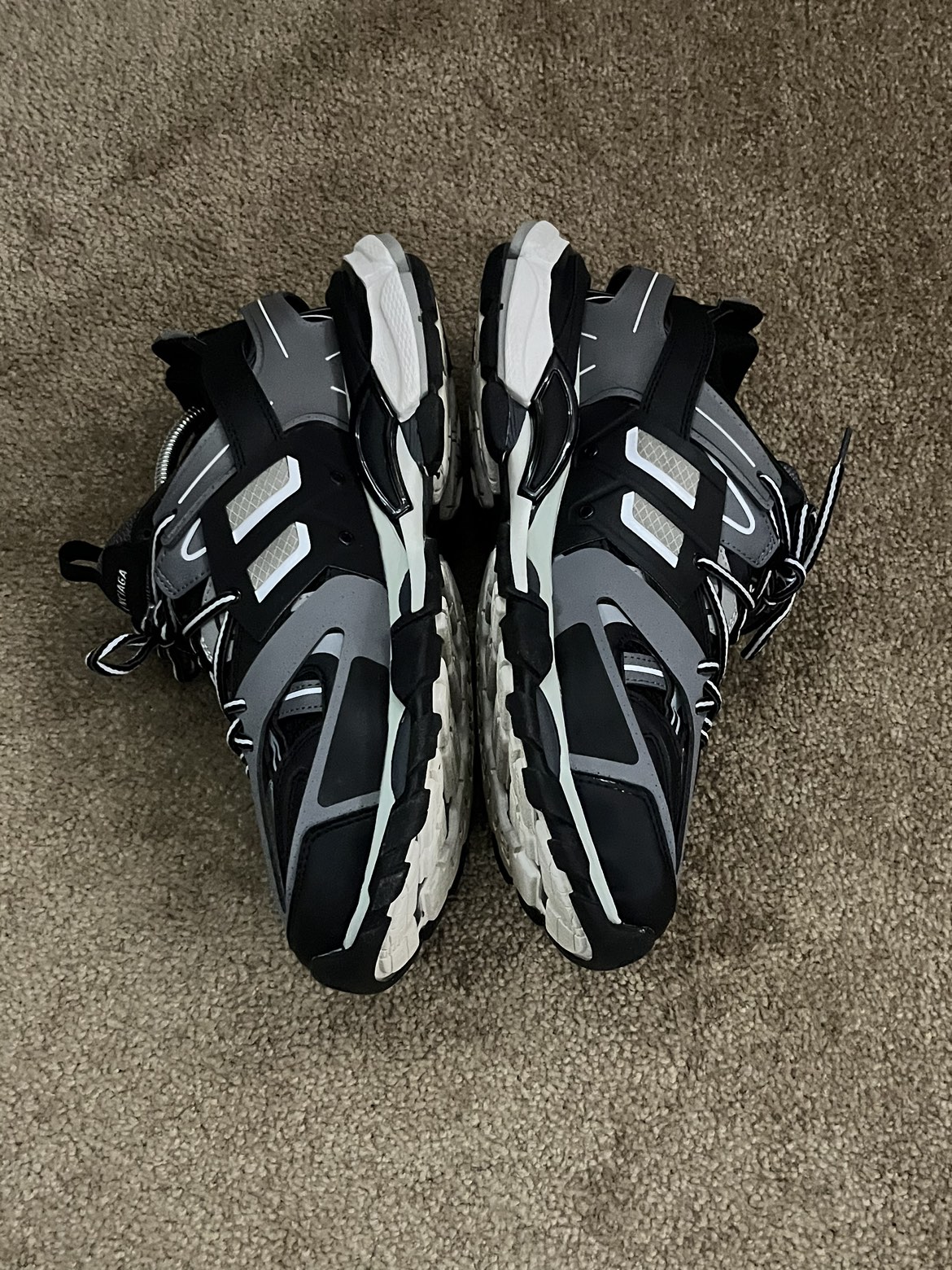 Balenciaga track black grey white - photo 5