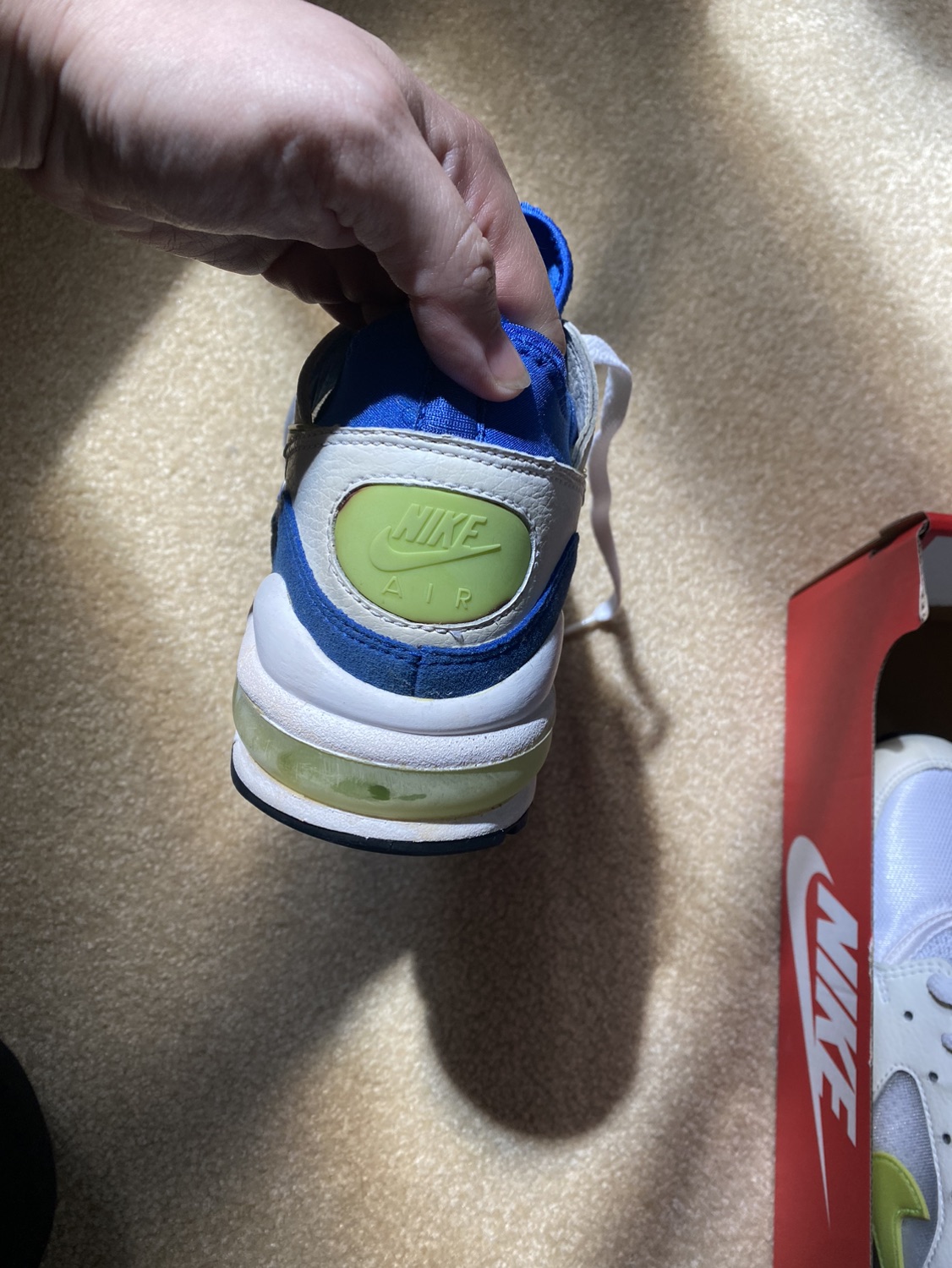 Nike Air Max 93 Blue / Volt 2003 (Size 9) image indicator(5)