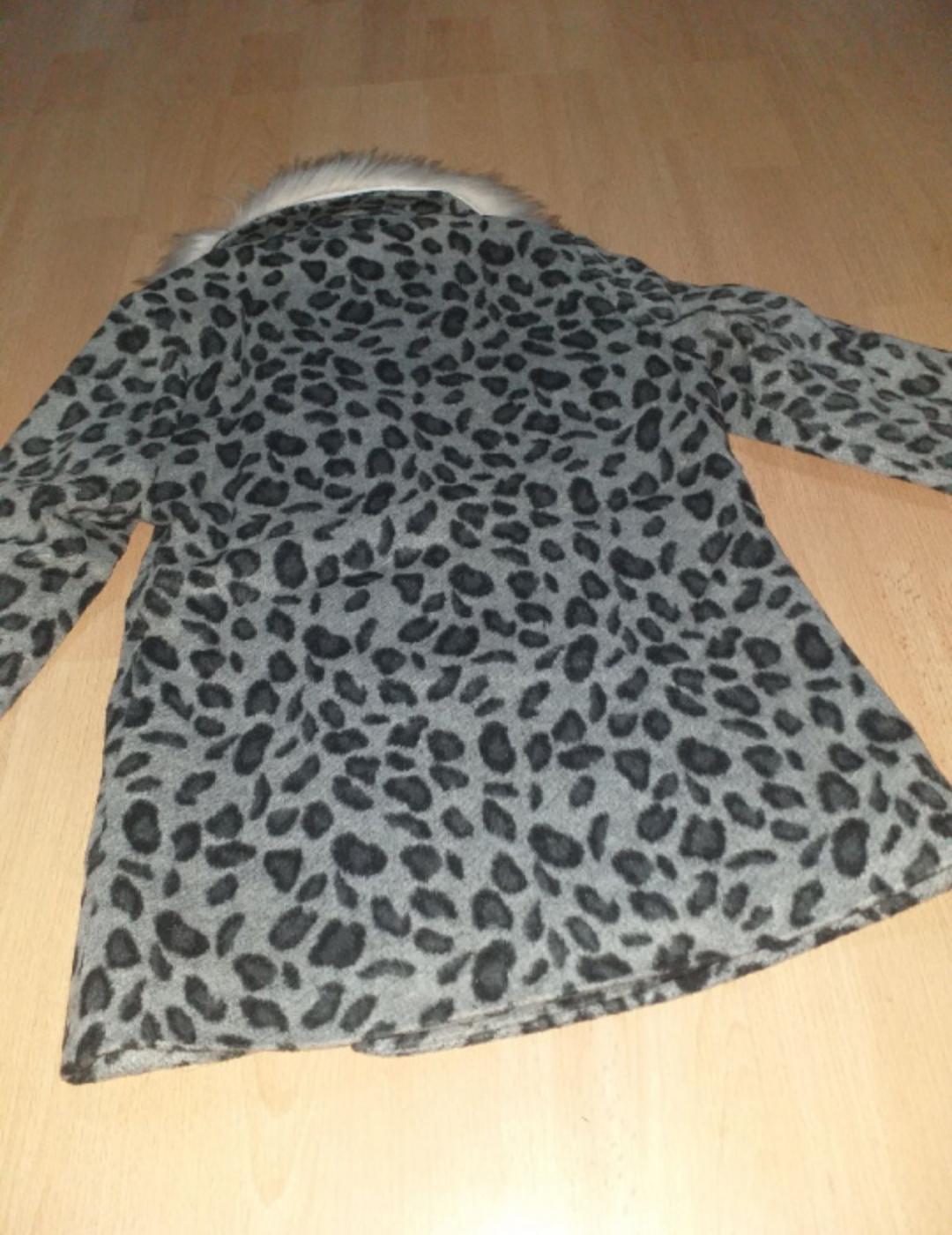 Girl's leopard print peacoat image indicator(4)
