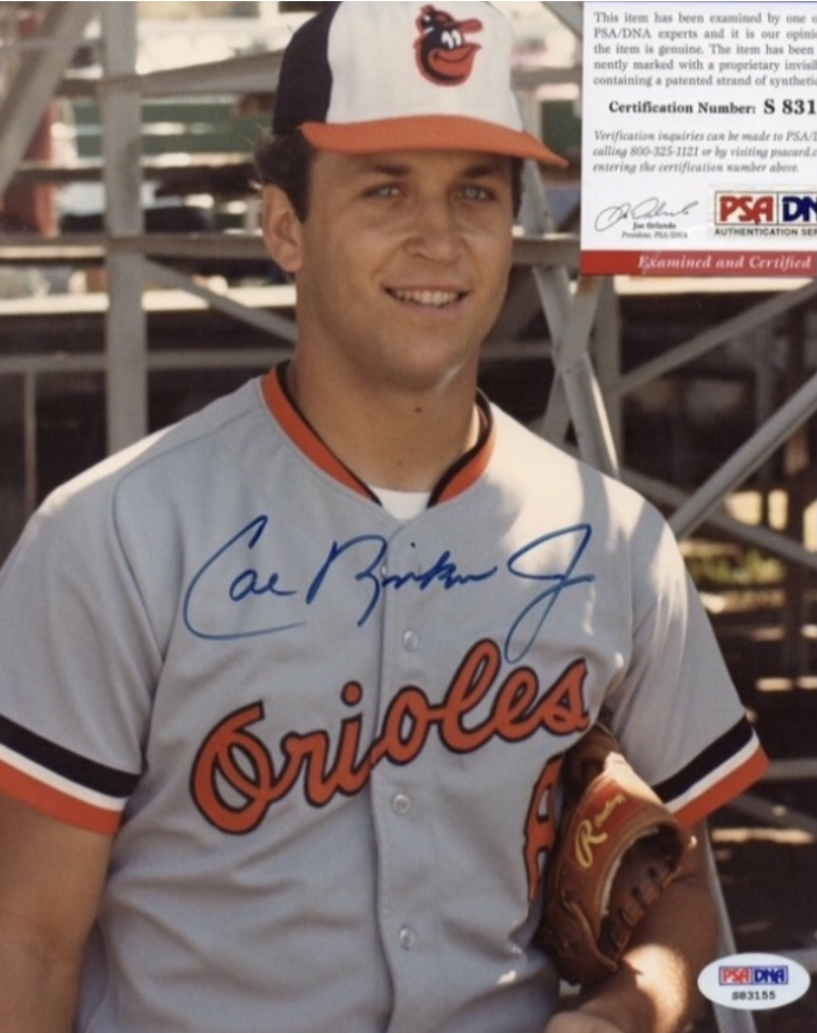 Cal Ripken Jr. autograph PSA certified thumbnail