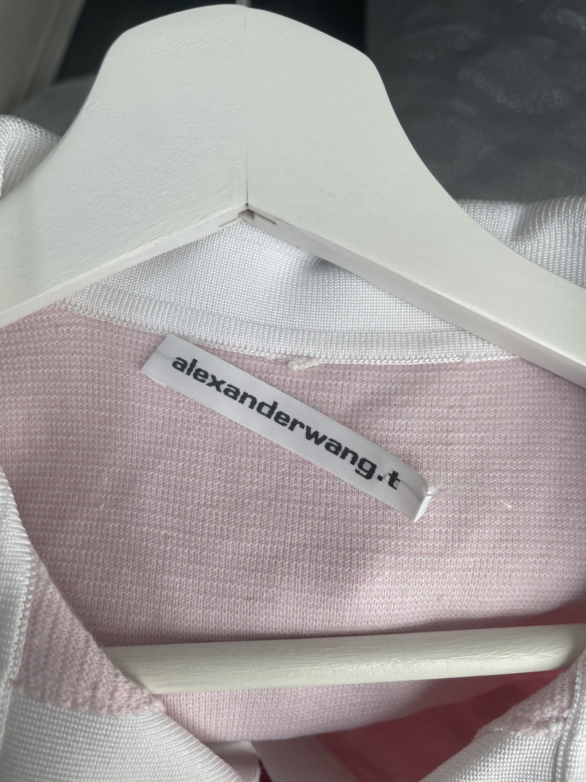 Alexander Wang Towel Gingham Polo Dress pink - photo 4
