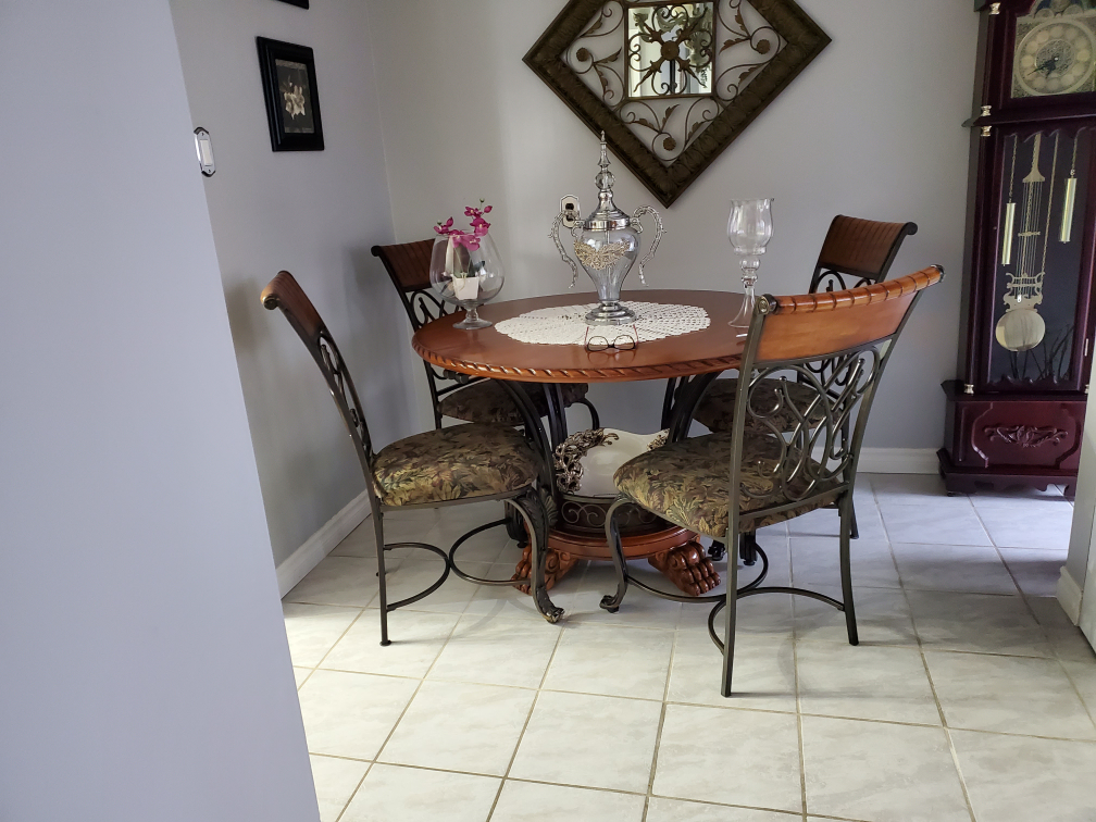 table and chairs