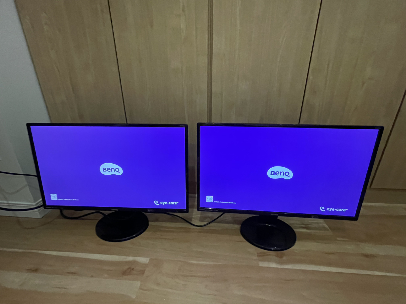 BENQ dual monitors 27” with HDMI ports