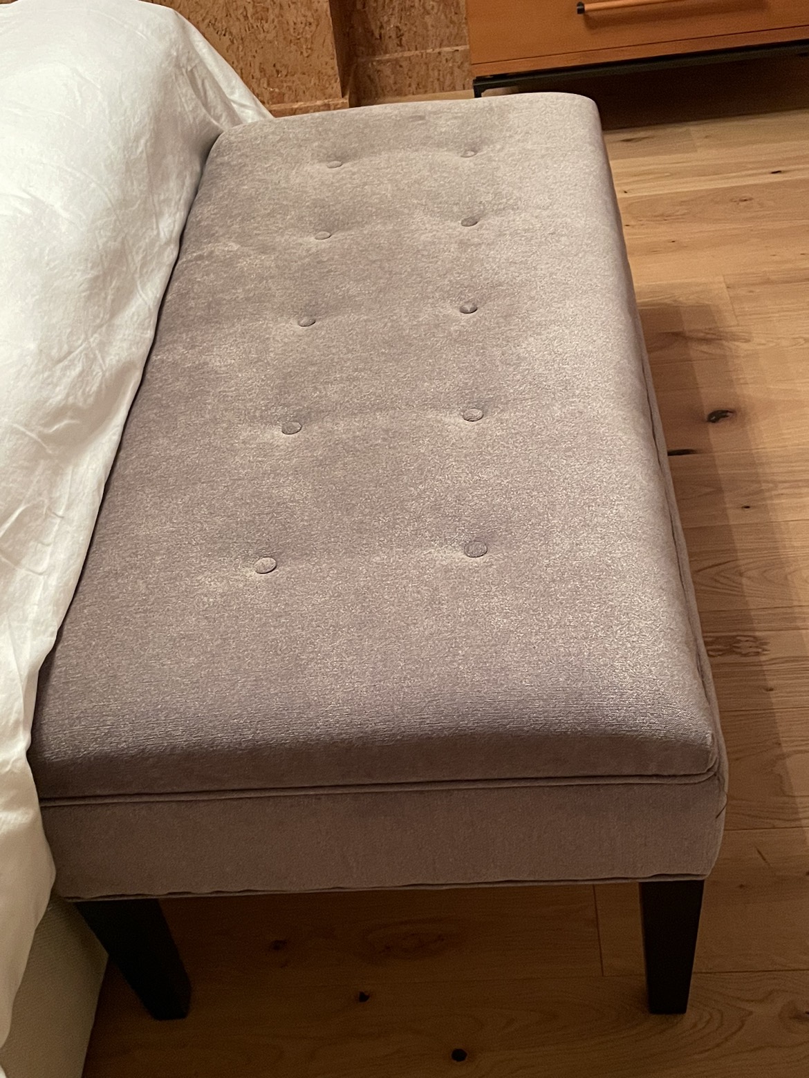 Grey  Bench. 53”L 24”D 18”H. $160 - photo 3