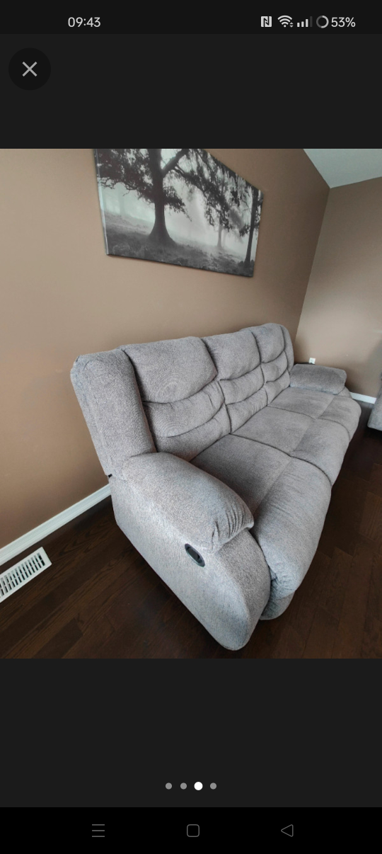 3 Seater Ashley Recliners Sofa - Moving Sale