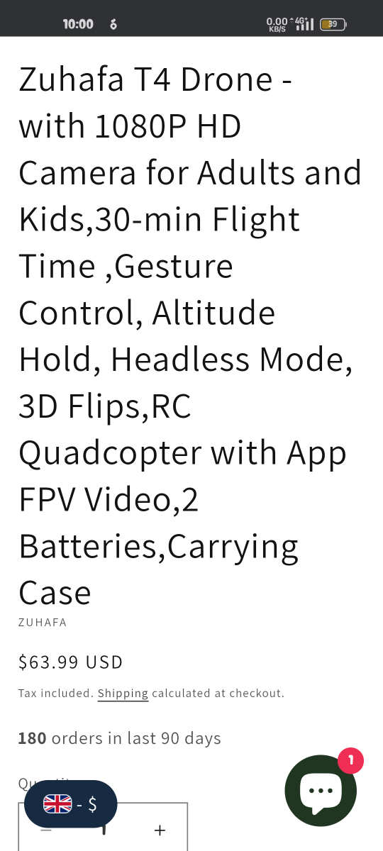 ZUHAFA FOLDING DRONE 1080P CAMERA image indicator(5)