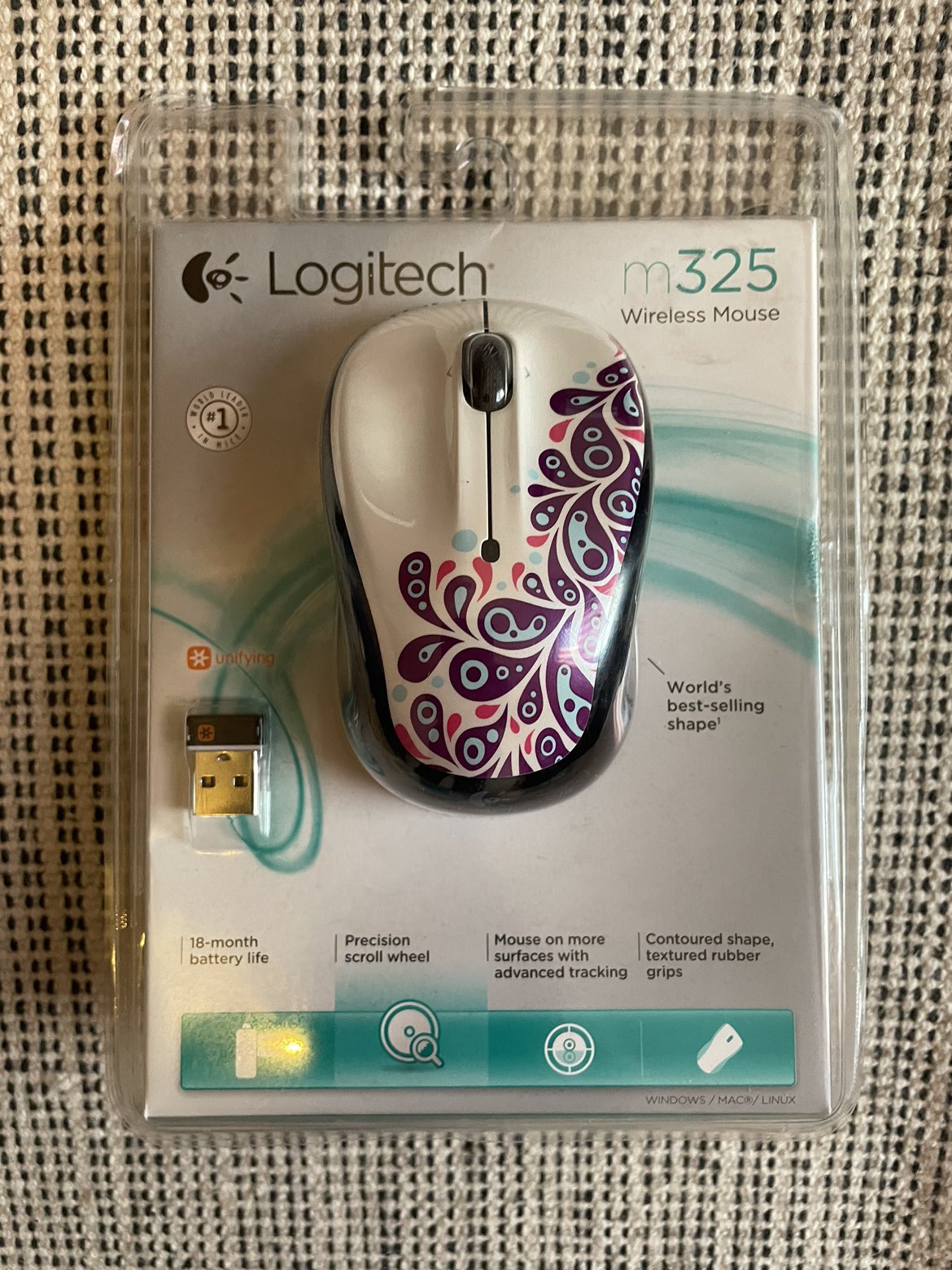 Logitech Wireless Mouse M325 New !
