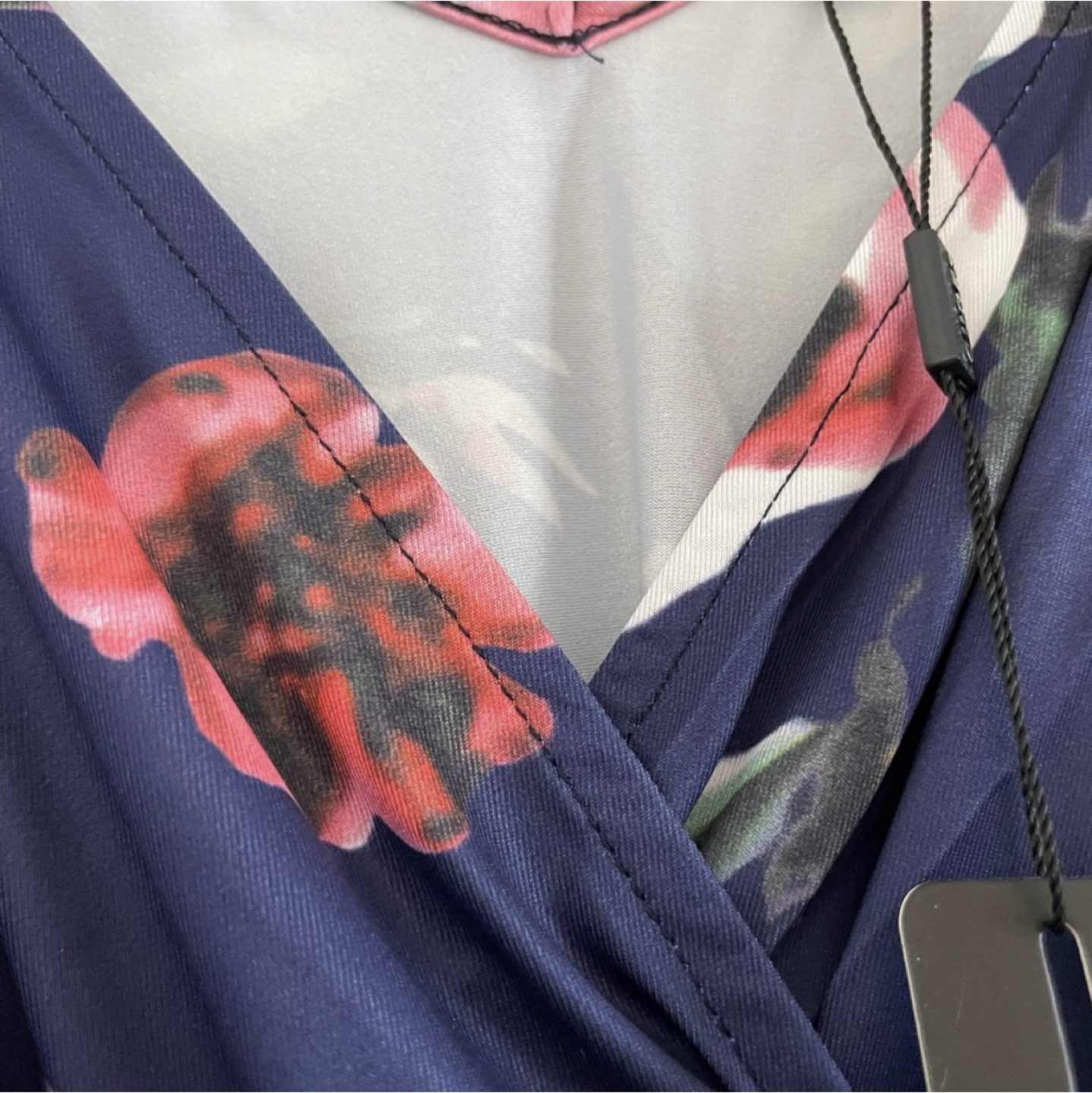 NEW Navy Floral Maxi Dress image indicator(9)