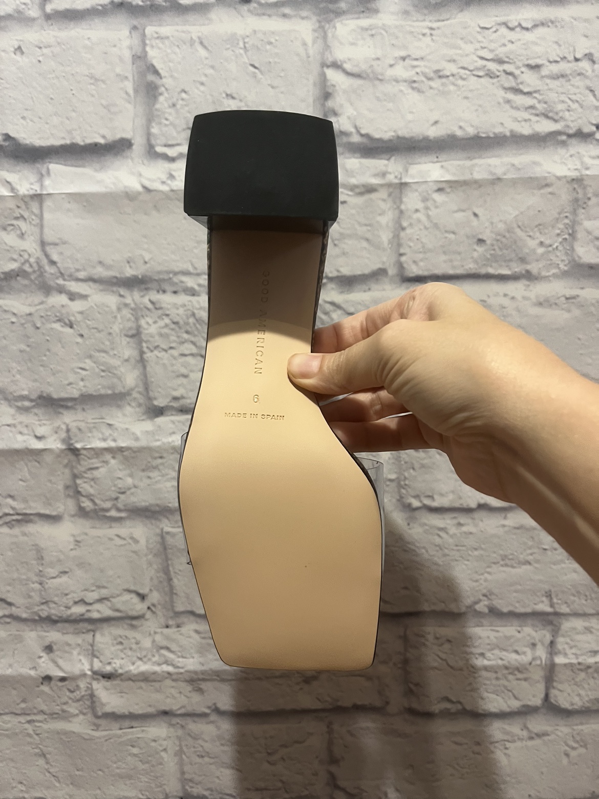 New Good American Shoes Size 6 image indicator(6)