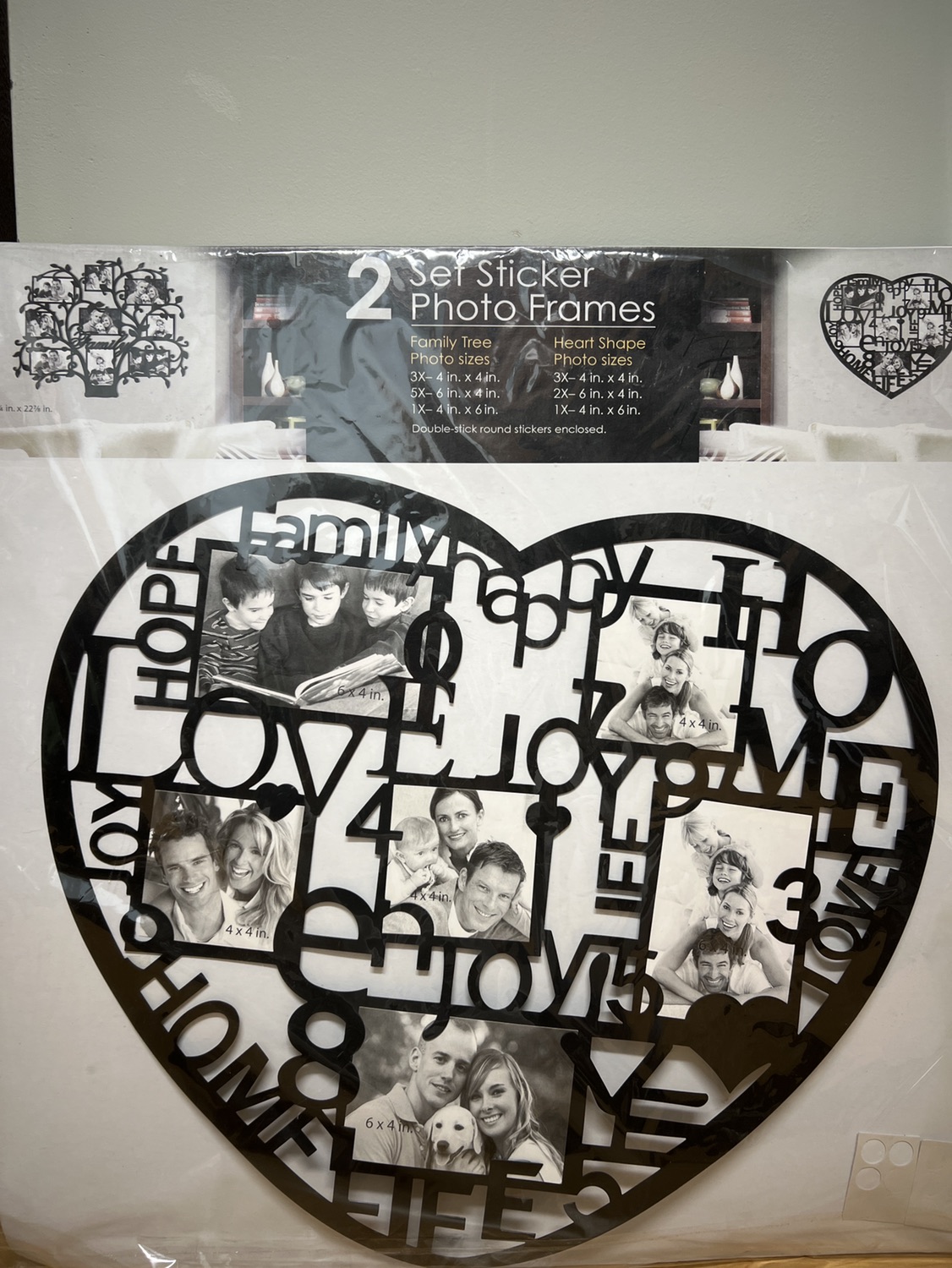 #Free cycle 2 Wall Sticker Photo Frames “🥕🥕🥕🥕” image indicator(2)