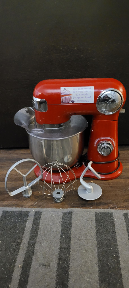 Kitchenaid stand mixer with attachments