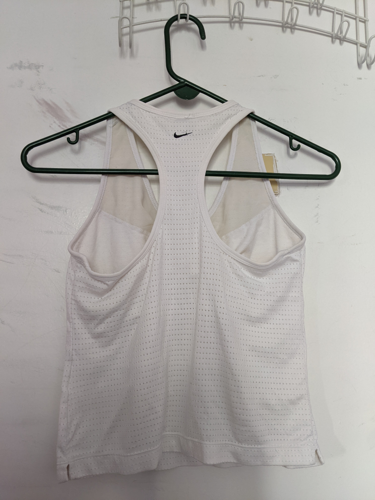 Nike Dri Fit Sleeveless Top With Sports Bra Inside Size M (8-10) image indicator(2)