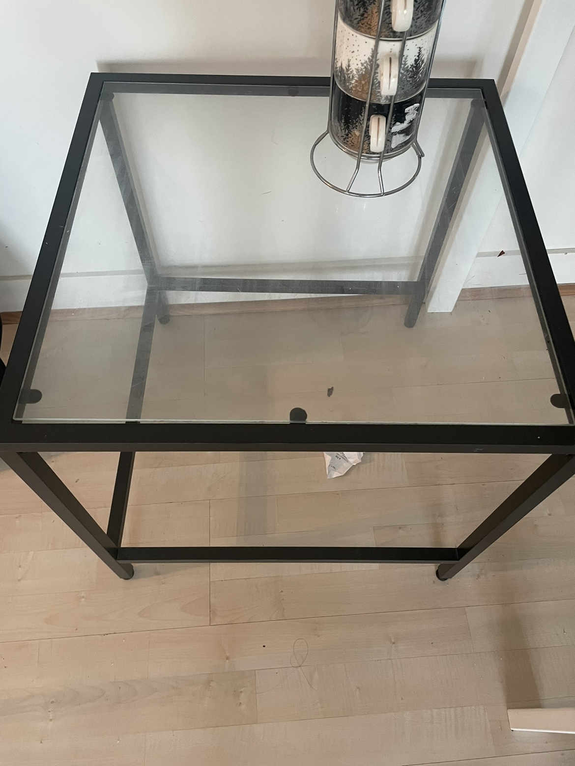 Study glass top center table with an attachment - photo 3