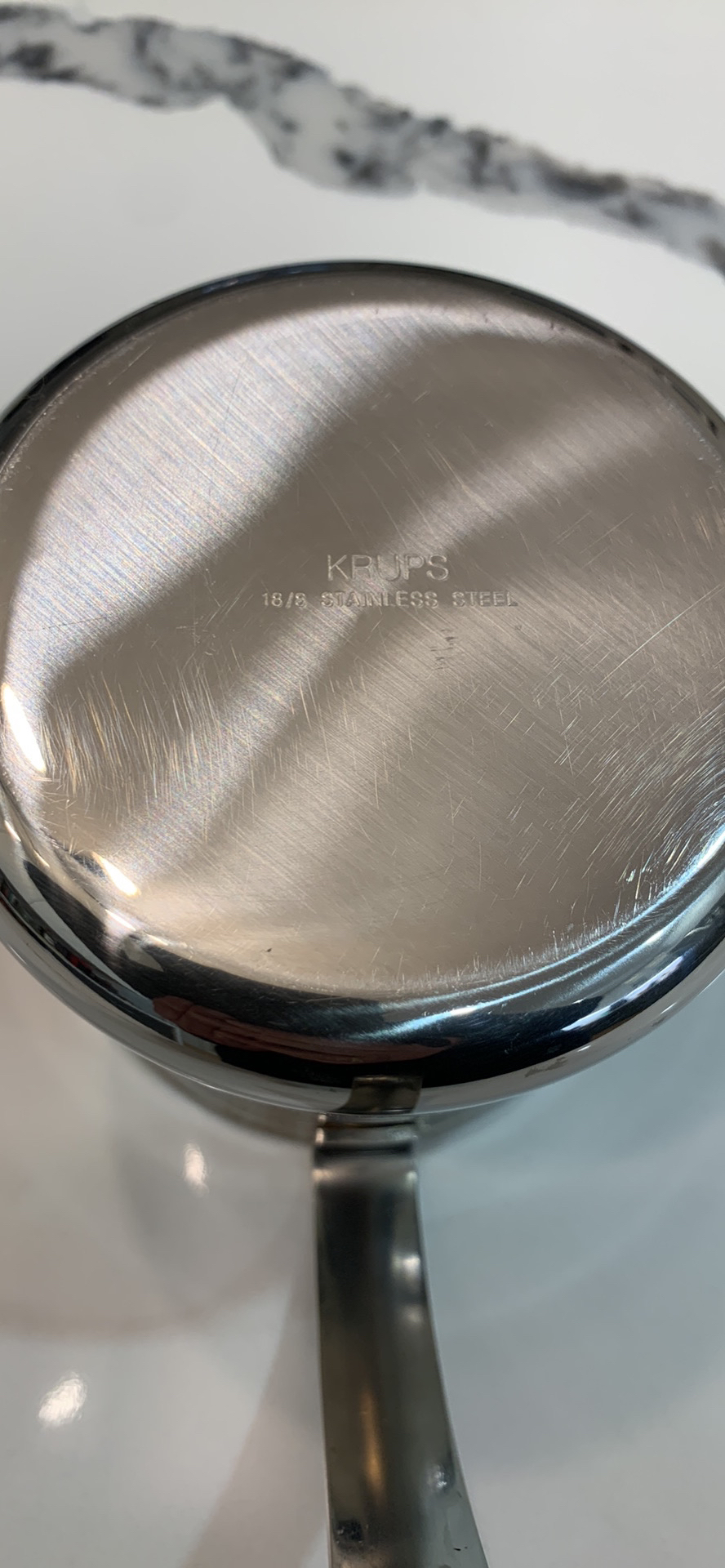 Krups 20-Ounce Stainless Steel Frothing Pitcher image indicator(10)